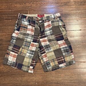 Izod Luxury Sport patchwork shorts size 32